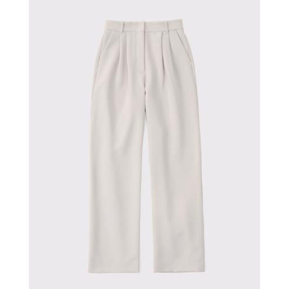 Abercrombie & Fitch Sloane Tailored Wide Leg Pant-16 L